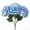 Light Blue, variant on HOARBOEG Artificial Hydrangea Flowers Outdoor UV Resistant Faux Silk Bouquet for Wedding Home Garden Porch Table Decor Light Blue
