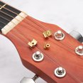 thumbnail image 5 of Unique Bargains Guitare String Retenue Guide Arbre Rond Slotted Guides Arbres Argent avec Vis pour Guitare Basse, 5 of 5