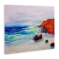 thumbnail image 2 of Stupell Industries Eclectic Deep Blue Rocky Beach Canvas Art, 20 x 16, by Lee Ann Zirbes, 2 of 8