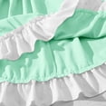 thumbnail image 4 of Mint Green Girls Off-the-Shoulder Dress with Flared Sleeves and Long Flared Skirt, 4 of 7