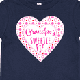 thumbnail image 4 of Inktastic Grandpa's Sweetie Pie with Pink Hearts Boys or Girls Baby T-Shirt, 4 of 5