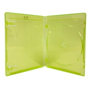 CheckOutStore 10 Premium Standard Clear Green Blu-Ray Single Cases 12MM