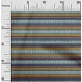 thumbnail image 1 of oneOone Silk Tabby Fabric Chevron & Greek Key Block Print Fabric By Yard 42 Inch Wide, 1 of 4