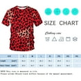thumbnail image 4 of QTAGTESS Leopard Print T-Shirt for Men Y2K Cheetah Graphic Tee Shirt, 4 of 7
