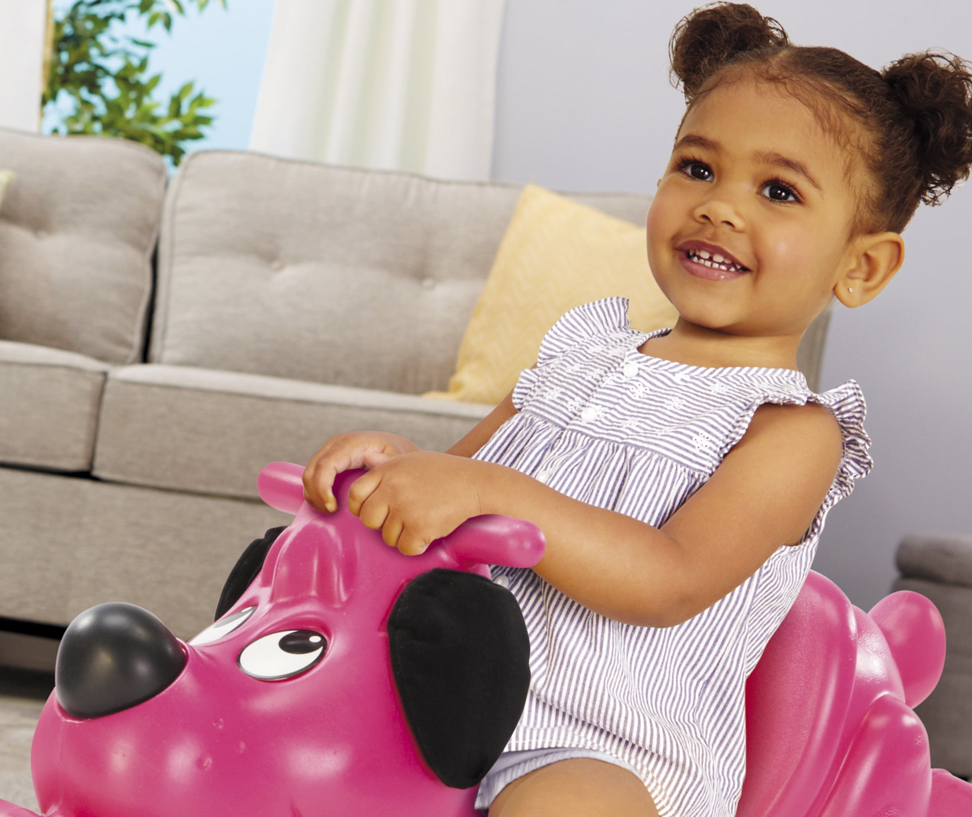Little Tikes Rockin' Puppy in Magenta, Classic Indoor Outdoor Toddler Ride On Toy, Kids Boys Girls Ages 12 Months to 3 Years