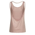 thumbnail image 6 of MRULIC tank top for women Women Yoga Activewear Backless Fitness Racerback Tank Tops Shirts Womens tank tops Khaki + S, 6 of 8