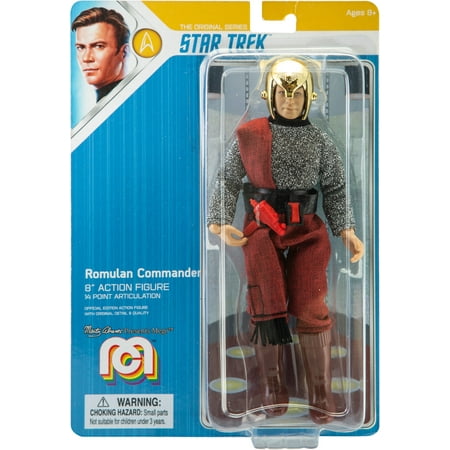 Mego Action Figure, 8” Star Trek - Romulan Commander (Limited Edition Collector’s