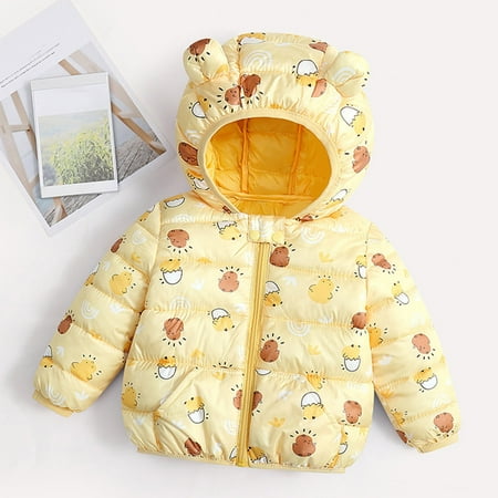 

Sweater for Child Toddler Boys Girls Winter Camouflage Cartoon Prints Bear Ears Hooded Jacket Thicken Windproof Zipper Warm Outwear Coat
