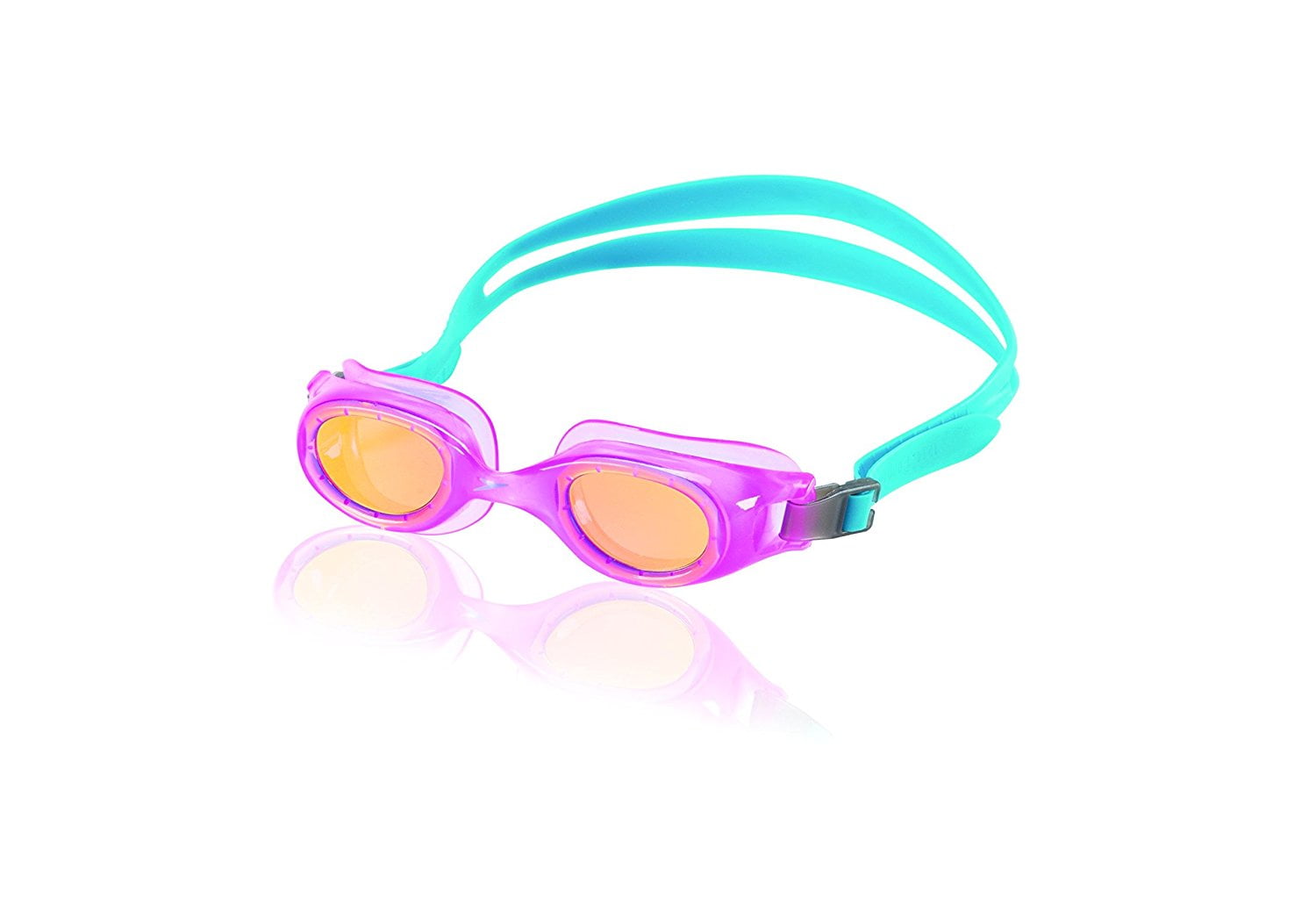 Speedo Jr. Hydrospex Mirrored Swim Swimming Anti-Fog Goggles Yellow One Size by Speedo