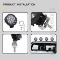 thumbnail image 4 of Par Faros Redondo 17 Led Cree 7 Pulgadas 51w Jeep 4x4, 4 of 8