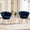 Dark Blue, variant on FervorFurn Velvet Vanity Chair with Back, Mid-Century Modern Small Accent Chair for Living Room, Golden Metal Legs Upholstered Makeup Chair, 1Pcs Bedroom Armchair.