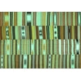 thumbnail image 1 of Ahgly Company Indoor Rectangle Patchwork Turquoise Blue Transitional Area Rugs, 6' x 9', 1 of 4