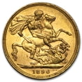 thumbnail image 2 of 1893-1901-M Australia Gold Sovereign Victoria Veil Head AU, 2 of 2