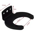 thumbnail image 5 of Baseball Bats Hooks, Wall Mounted Hanging Baseball Bat Rack Display, Vertical Tennis/Microphone/Softball Racket Holder Rack Display, 5 of 5