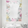 thumbnail image 1 of Shabby Chic Decor Tapestry, Garden of Wild Roses Framework Vintage Colorful Botanical Illustration, Wall Hanging for Bedroom Living Room Dorm Decor, 60W X 80L Inches, Multicolor, by Ambesonne, 1 of 2