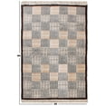 thumbnail image 3 of Casavani Flat Weave Geometric Bedroom Rug,Brown 4x4 feet, 3 of 5