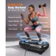thumbnail image 3 of Plataforma vibratoria Renoj de 450 lb con LED y Bluetooth, con bandas de resistencia, 3 of 8