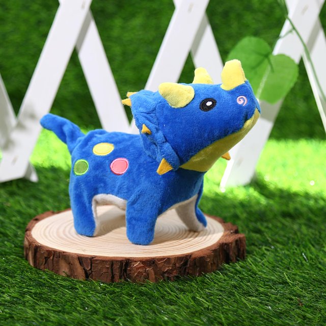 Juguete de eléctrico , regalos de Navidad, juguetes educativos, favores de , juguete de peluche para , Azul 18x15x6cm Hugo Juguetes de dinosaurios eléctricos