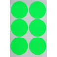 thumbnail image 1 of Royal Green - Neon Green Sticker 50mm dot Labels - Round Stickers 2" inch - Permanent Adhesive - Two inch Label Round dot - 540 Pack, 1 of 4
