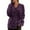 Purple, variant on Ediodpoh Women’s Knit Cardigan Long Sleeve Button Front V Neck Sweater Open Front Coat for Fall Winter Womens Cardigan Brick Red XXL
