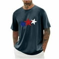 thumbnail image 3 of CFLVAEK Big and Tall Mens 4th of July Tshirts Funny Red White and Blue Graphic Tees Independence Day Short Sleeve Crew Neck T Shirts XXXXL, 3 of 6