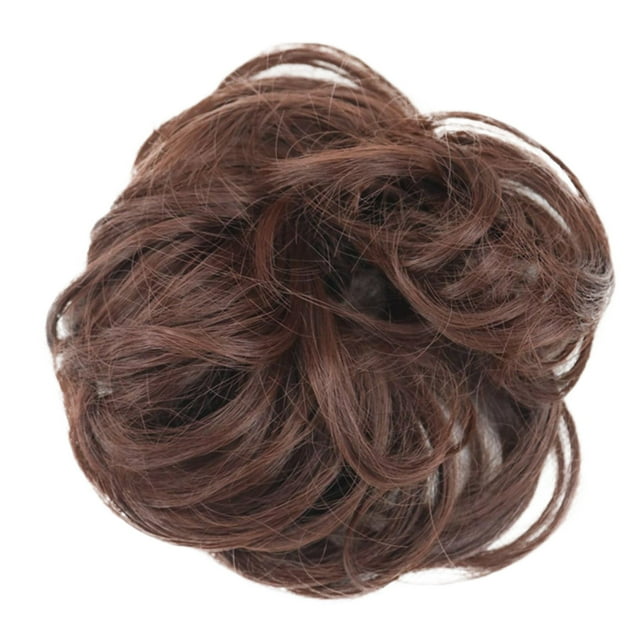 Clip In Hair Extension Curly Bun Extension Messy Bun Hair Piece Scrunchie Updo Wrap Hair Extensions