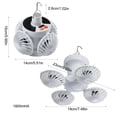 thumbnail image 3 of Ohmyroo Portable Solar Camping Fan With LED Lighting For Tent Use, 3 of 6