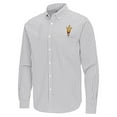 thumbnail image 2 of Men's Antigua Gray Arizona State Sun Devils Ellis Woven Tri-Blend Long Sleeve Button-Down Shirt, 2 of 3