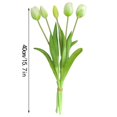 thumbnail image 3 of Toimothcn Man Made Tuli P Flower Feel Tuli P Mrtificial Flower Man Made Flower Bundle Dining Table Layout, 3 of 7
