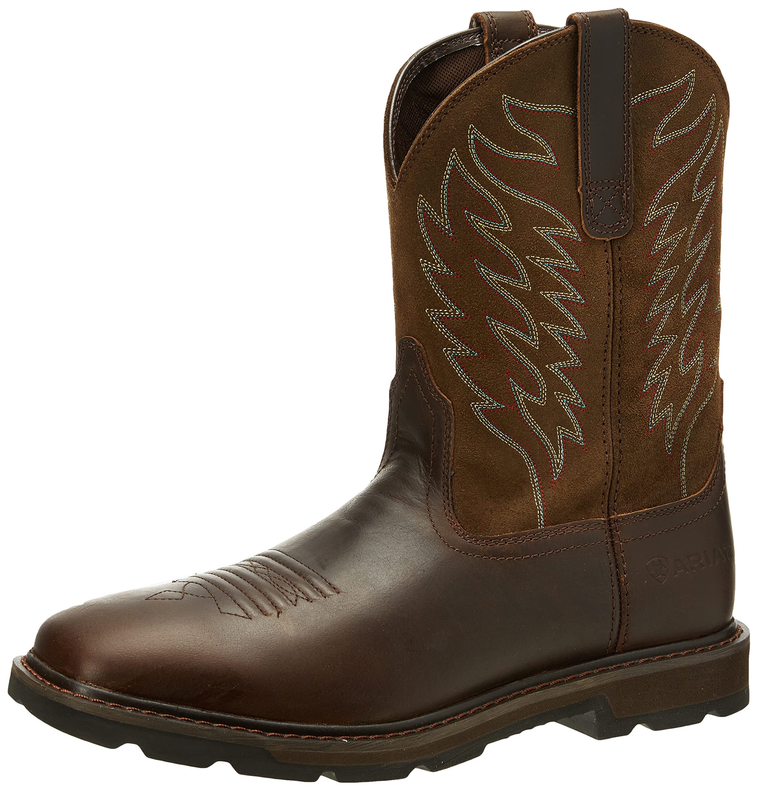 Ariat Bottes Western pour homme à orteil carré large et sport