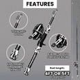 thumbnail image 3 of DaddyGoFish Kids Fishing Pole – Telescopic Rod & Reel Combo with Collapsible Chair, Rod Holder, Tackle Box, Bait Net and Carry Bag for Boys and Girls, 3 of 7