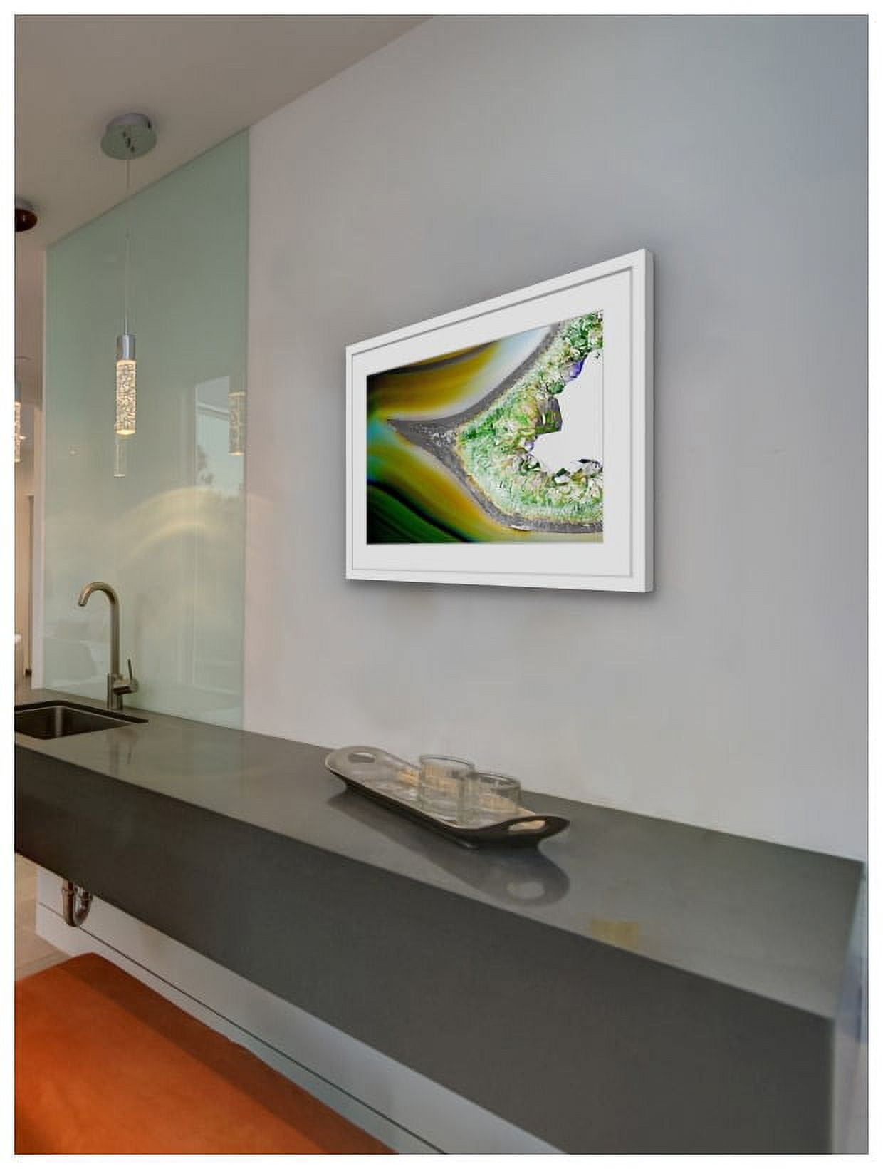 "Warm Current" Framed Painting Art Print
