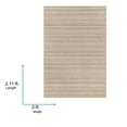 thumbnail image 7 of Livabliss Outdoor Rugs, 2x3 Eagean Global Light Beige Area Rug for Patio, Porch, Deck, Backyard, Waterproof Indoor Outdoor Carpet (2' x 2'11"), 7 of 7