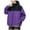 Purple, variant on Mens Windbreaker Jackets Windbreaker Front-Zip Jacket Man Outdoors Work Clothes Interchange Jacket Styles Lovers Leisure Time Motion Hooded Loose Coat Black M