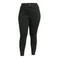 thumbnail image 3 of Terra & Sky Women's Plus Size Tummy Control Jeggings, 3 of 5