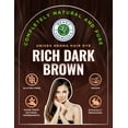 thumbnail image 5 of Dark Brown | 100% Natural Hair Dye Kit | Vibrant Colors with Pure Henna & Herbal Mix | Ammonia-Free & Chemical-Free Hair Coloring, 5 of 5