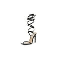 thumbnail image 6 of Steve Madden Uplift Black Patent Fashion Open Toe Lace Up Stiletto Heel Sandals (Black Patent, 7.5), 6 of 9