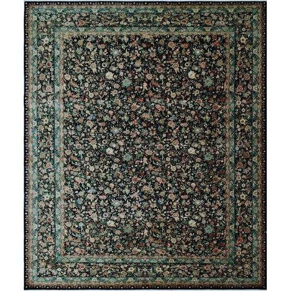 Heirloom Rebekah Black/Beige Rug, 8'2" x 10'0"
