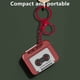 thumbnail image 4 of Xihbxyly Llavero de Grabadora Vintage, Función de Grabación Portátil, Altavoz Multifuncional, Diseño Ornamental Exquisito, Sonido Nítido y Natural, Regalo Único, Tamaño 5,5 X 4,1 X 2,2 Cm, 4 of 6