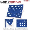 thumbnail image 4 of 5Core Portable Tripod Adjustable Folding Music Stand Note Holder, Blue, 4 of 9