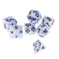thumbnail image 2 of Paquete de 7 dados poliédricos de plástico, de D4-D20, s , suministros de para fiestas , 3 Estilo 3 CUTICAT Juguetes de dados poliédricos, 2 of 8