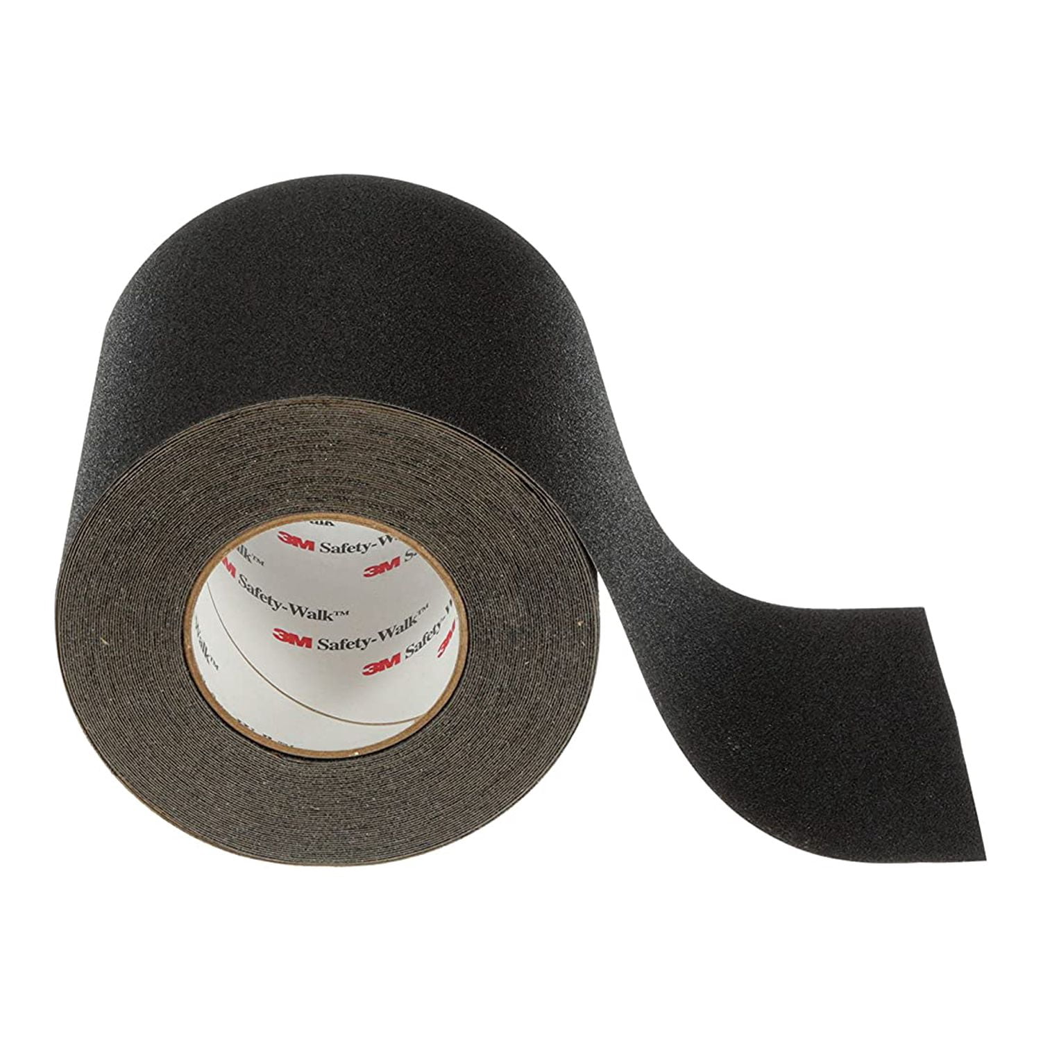 Anti-Slip Tape Mineral Coated; Substrate: Plastic Film 60 Grit Size, Black, 3" W x 60 ft. L 610