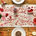 thumbnail image 4 of Valentine's Day Decorations Valentine's Day Heart Print Table Flags Party Table Kitchen Mats, 4 of 5