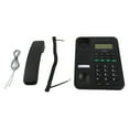 thumbnail image 2 of Corded Telephone, 5 Levels LCD Brightness Caller ID Portable Corded Landline Phone 4 Levels Volume  for Office Black,White, 2 of 7