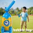 thumbnail image 4 of Rocket-Shaped for Kids & Pets - Dual Powerful Bubble Outlets], 4 of 7