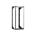 thumbnail image 1 of ICC - Rack frame (horizontal) - open frame - wall mountable - black - 25U - 19", 1 of 2