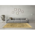 thumbnail image 3 of Ahgly Company Indoor Rectangle Abstract Brown Modern Area Rugs, 4' x 6', 3 of 4