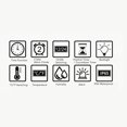 thumbnail image 4 of Humidity Monitor 5 Inch Digital Indoor , Room Temperature Monitor Calibration Backlight Indoor  for Home Office, 4 of 7