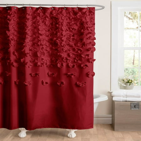 Lucia Red Shower Curtain Walmart