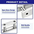 thumbnail image 3 of Boat Cleat Open Base 6inch, 2 Pcs 316 Stainless Steel Dock Cleat for Kayak Boat, 3 of 6